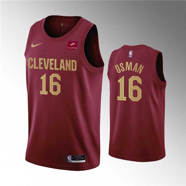 Men's Cleveland Cavaliers #16 Cedi Osman Wine Icon Edition Stitched Basketball Jersey Dzhi,We sell and wholesale Men's Cleveland Cavaliers #16 Cedi Osman Wine Icon Edition Stitched Basketball Jersey Dzhi on line form chian!
